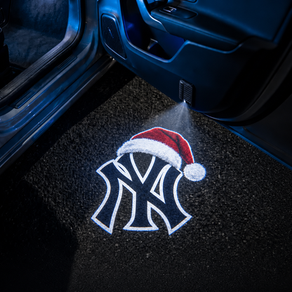 TeamBeam™ Christmas Baseball Car Door Projector Lights