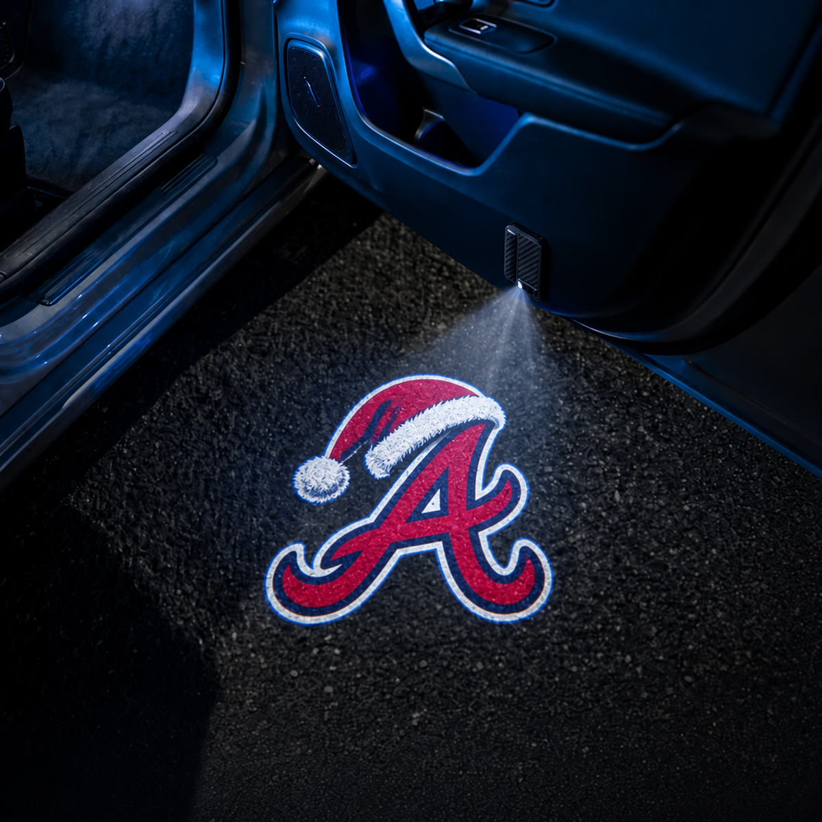 TeamBeam™ Christmas Baseball Car Door Projector Lights