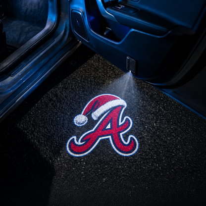 TeamBeam™ Christmas Baseball Car Door Projector Lights