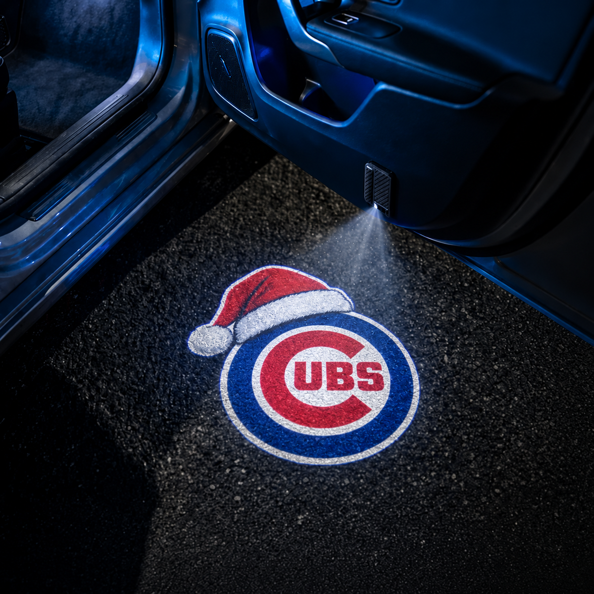 TeamBeam™ Christmas Baseball Car Door Projector Lights