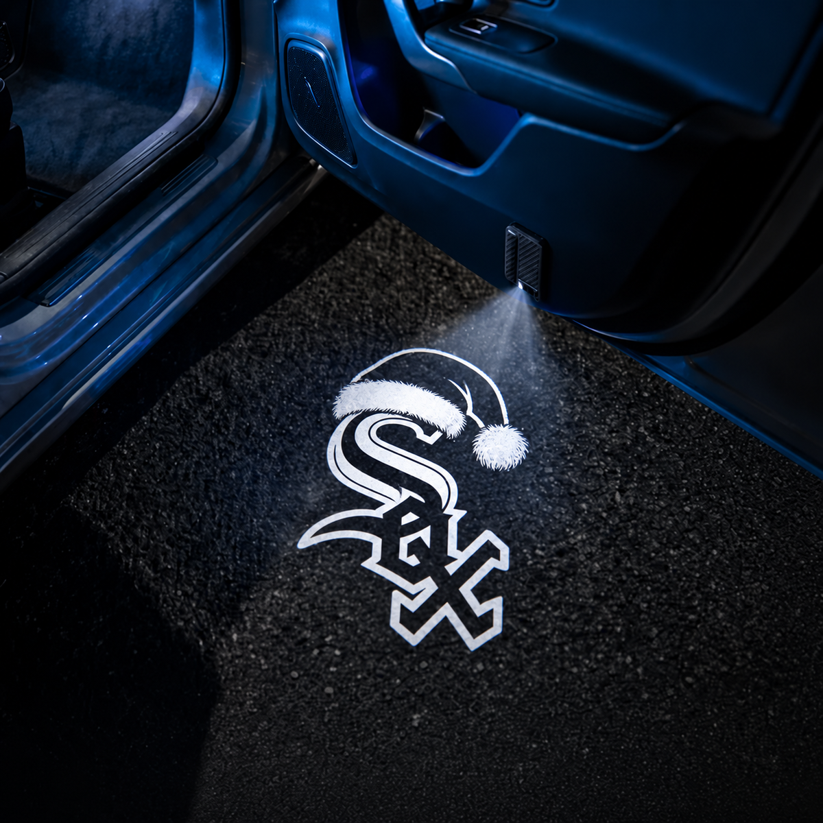 TeamBeam™ Christmas Baseball Car Door Projector Lights