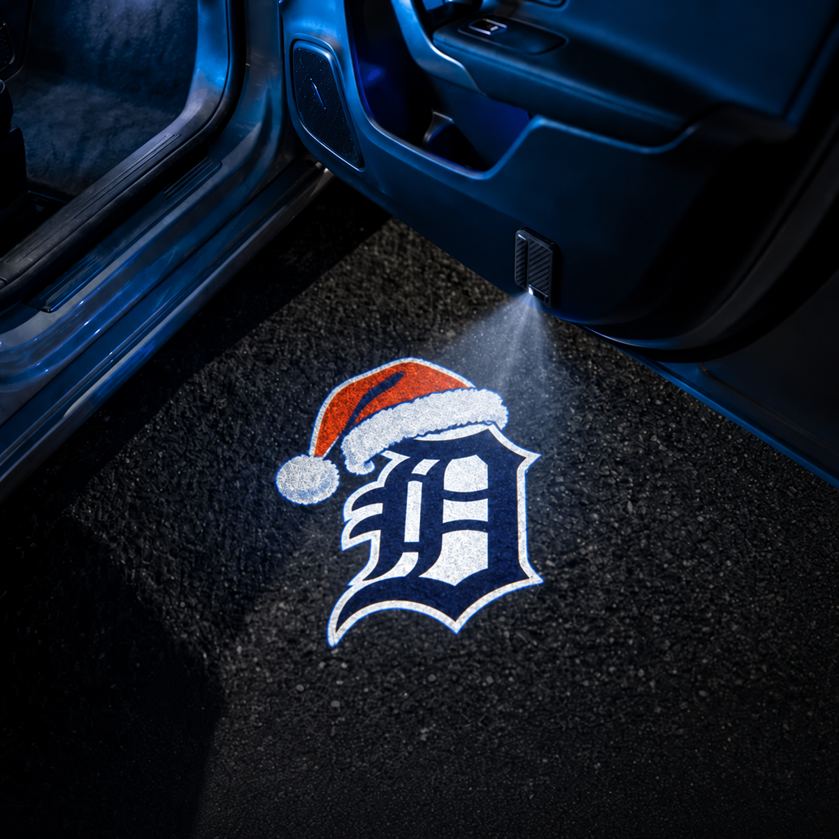 TeamBeam™ Christmas Baseball Car Door Projector Lights