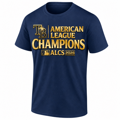TBR American League Champions 2026 Gold Style One Side T-Shirt - Printed