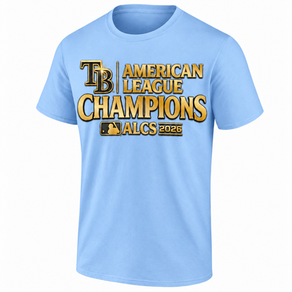 TBR American League Champions 2026 Gold Style One Side T-Shirt - Printed