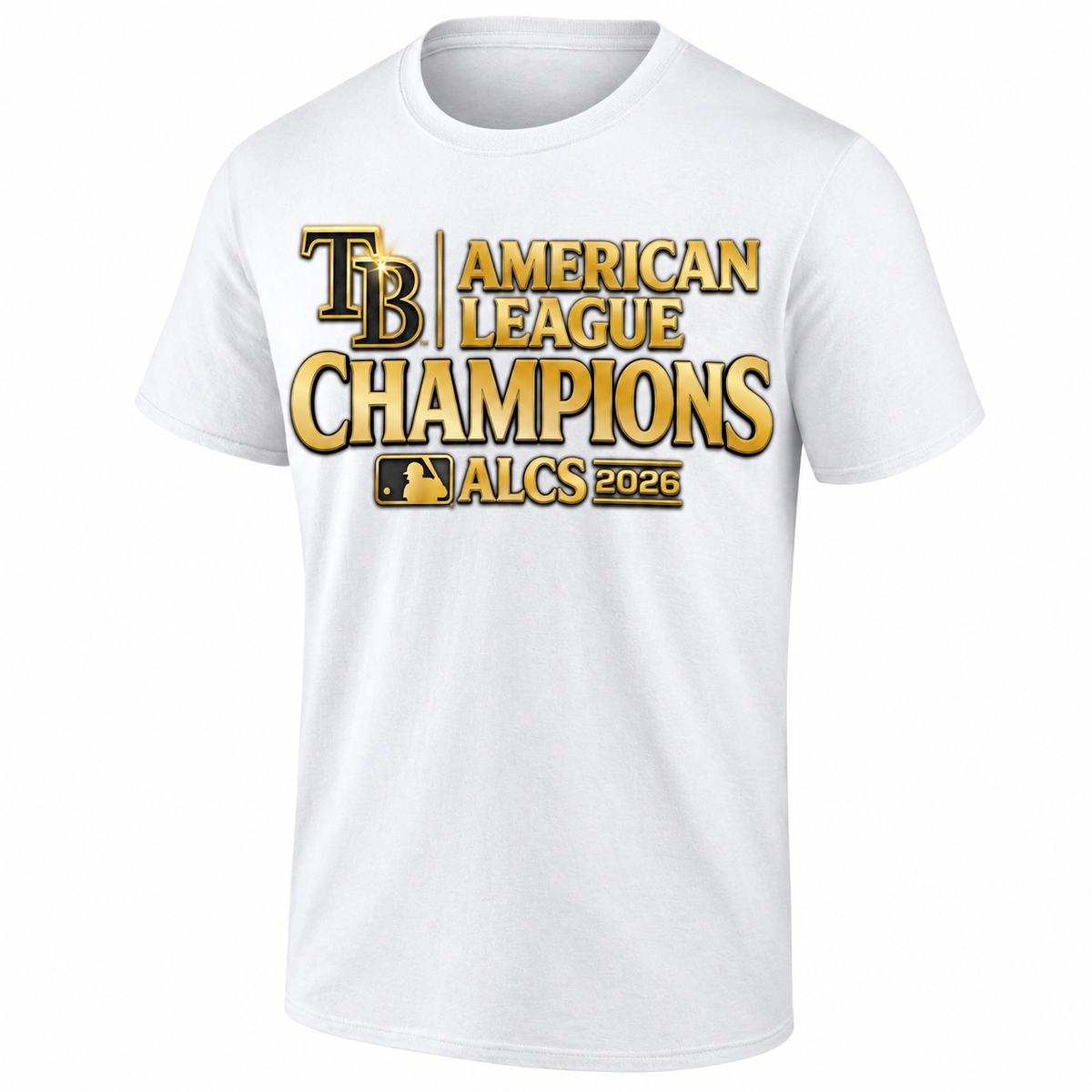 TBR American League Champions 2026 Gold Style One Side T-Shirt - Printed