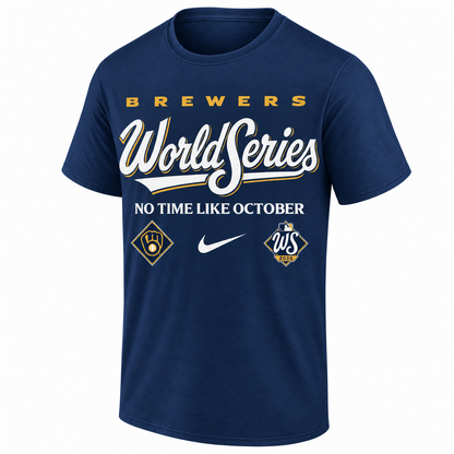 Milwaukee Brewers 2026 NL Champions One Side T-Shirt - Printed V2