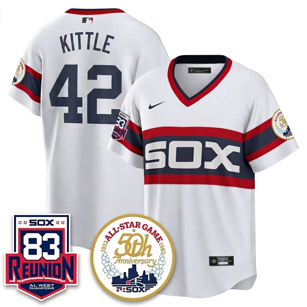 CWS Reunion Al West Champions Vapor Jersey - Stitched (4)