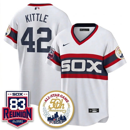CWS Reunion Al West Champions Vapor Jersey - Stitched (4)