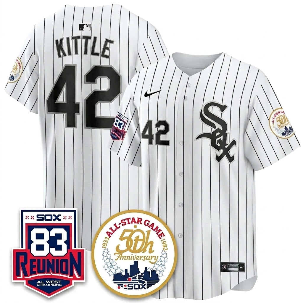 CWS Reunion Al West Champions Vapor Jersey - Stitched (4)