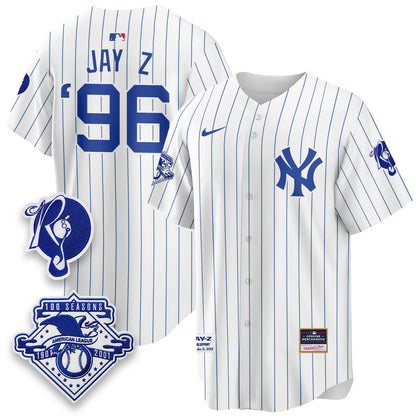 NYY x Jay Z Edition Vapor Black Jersey - Stitched