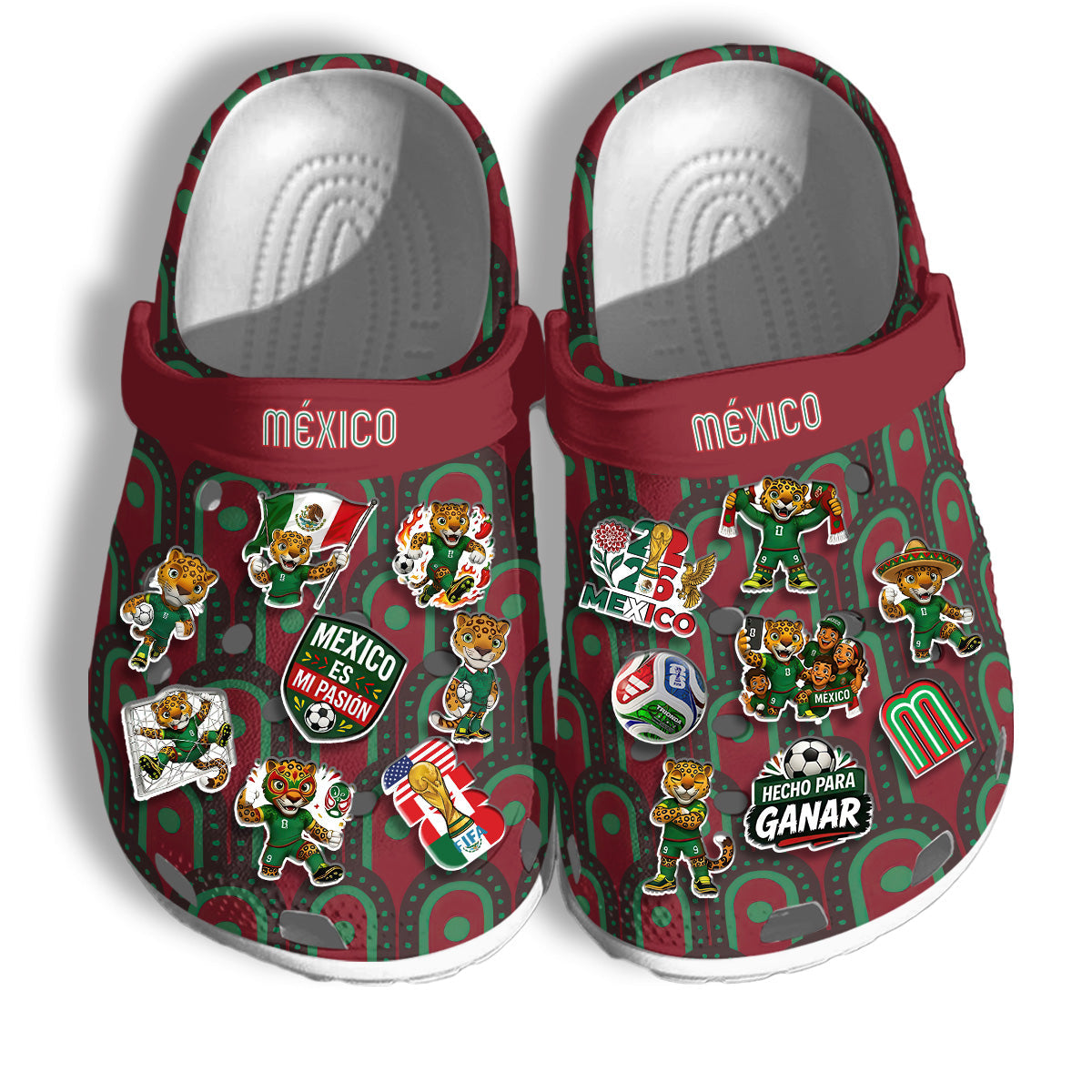 Mexico Clogs WC2026 Red - Charms Gift Set