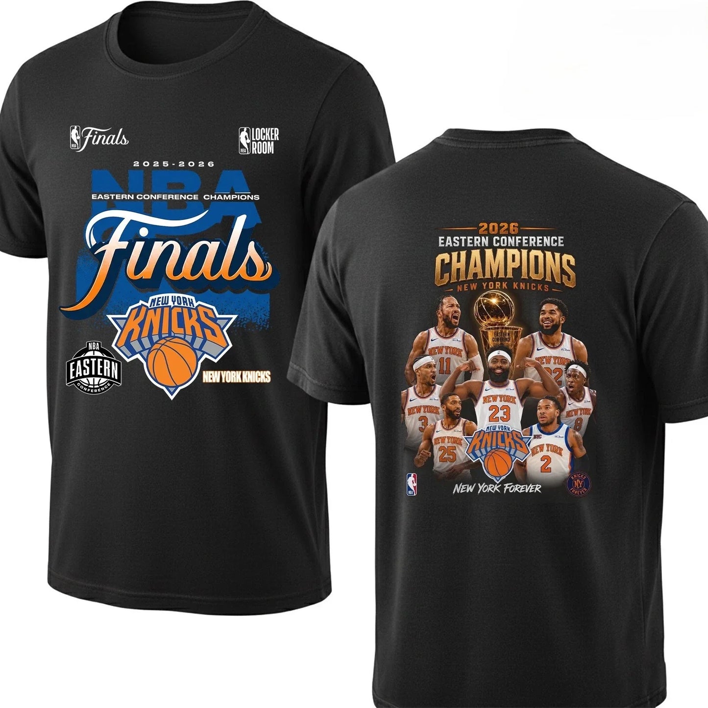 NYK 2026 NBA Finals Printed T-Shirt V2