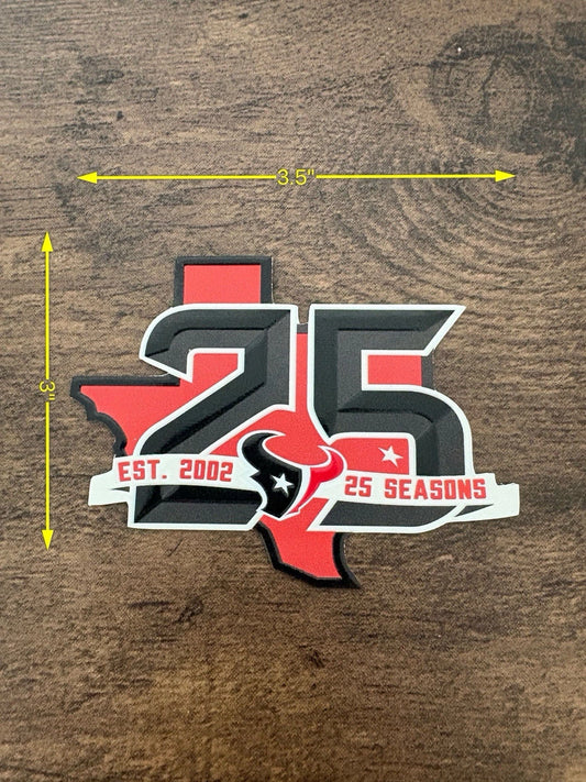 HOU 25th Anniversary Patch - Stitched