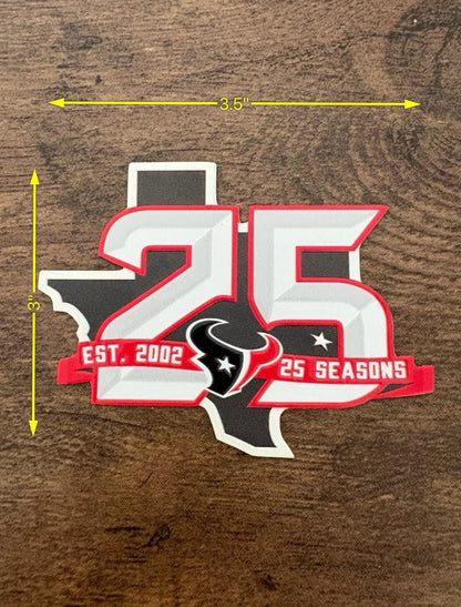 HOU 25th Anniversary Patch - Stitched