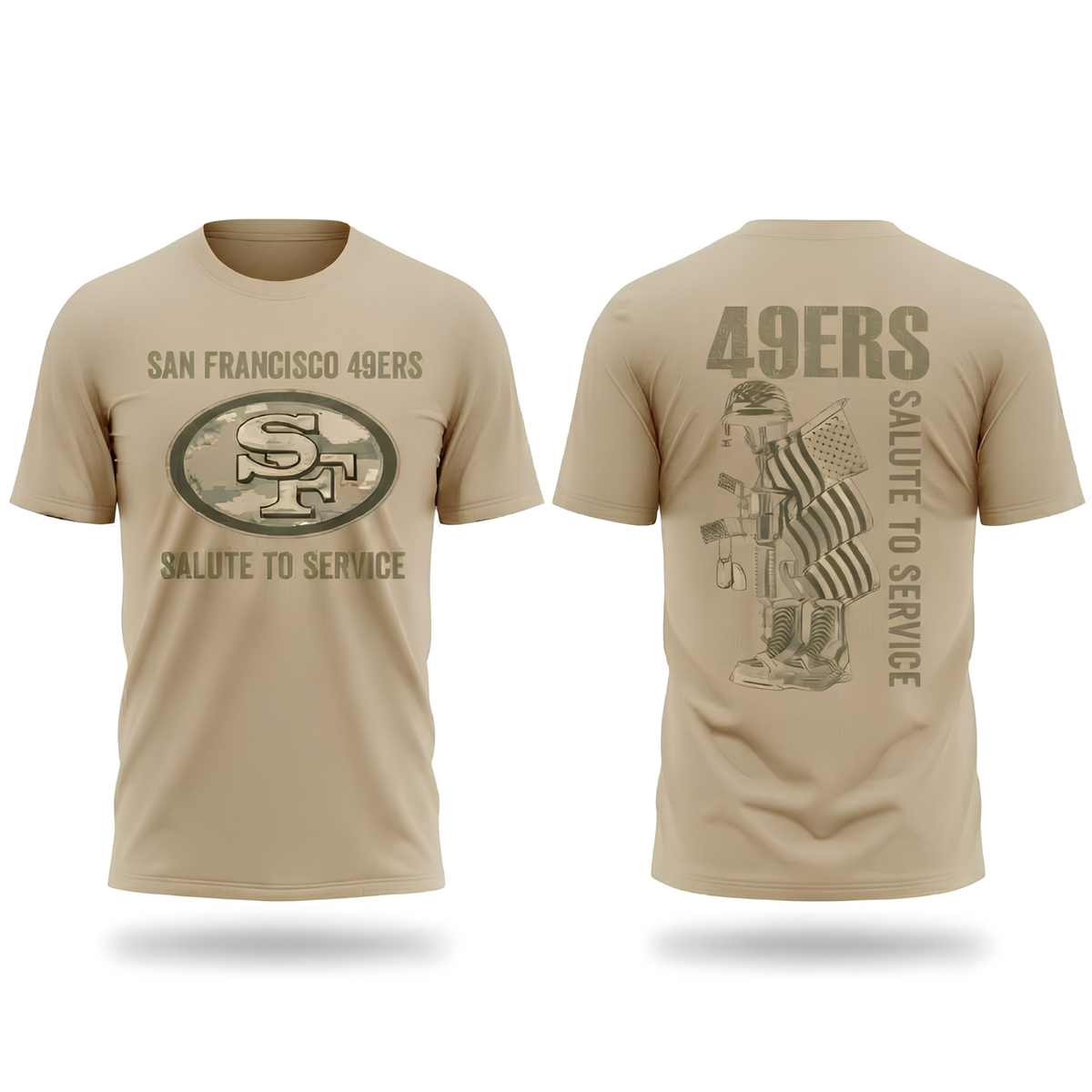 SF Salute To Service 2026 Edition Two Sides T-Shirt - Printed