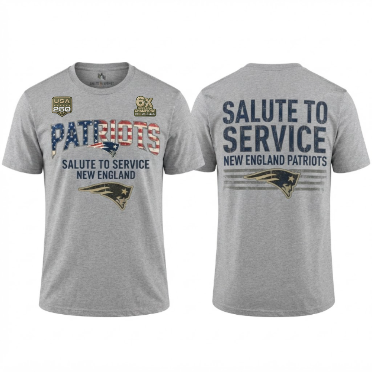 NE Salute To Service 2026 Edition T-Shirt - Printed