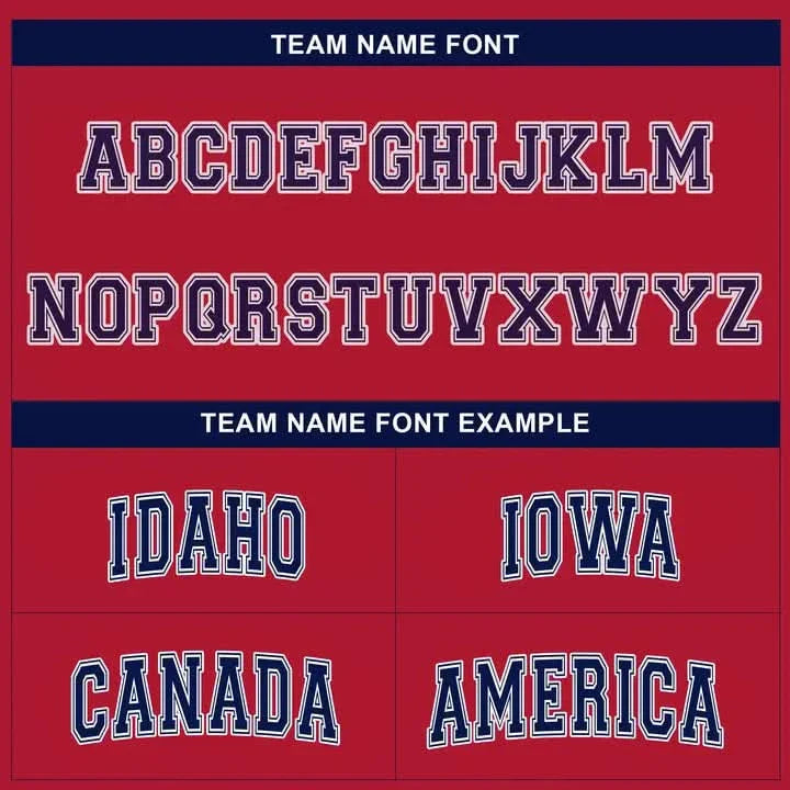 CUSTOM RED ROYAL HELMET FOOTBALL BASEBALL JERSEY - EMBROIDERED