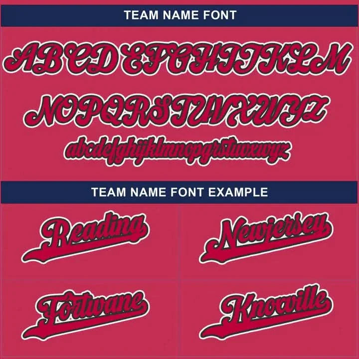 CUSTOM ROYAL 3D ATLANTA CITY BASEBALL JERSEY - PRINTED