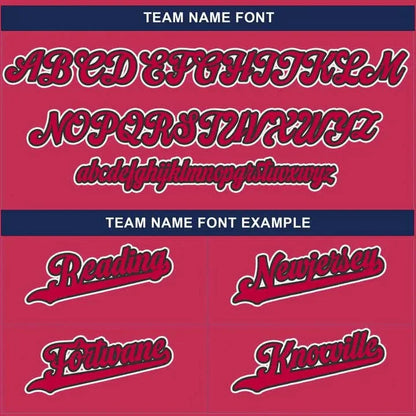 CUSTOM ROYAL 3D ATLANTA CITY BASEBALL JERSEY - PRINTED