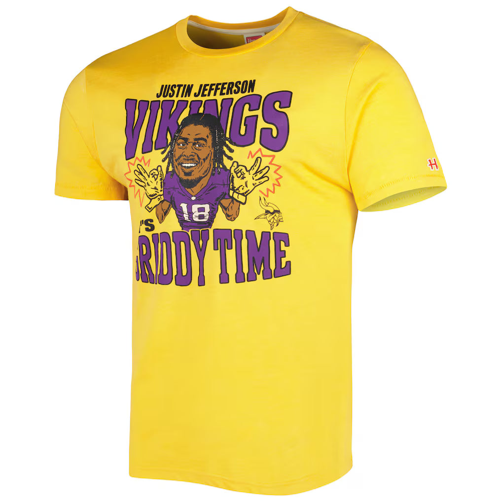 MIN Justin Jefferson Homage Caricature Player T-Shirt - Printed