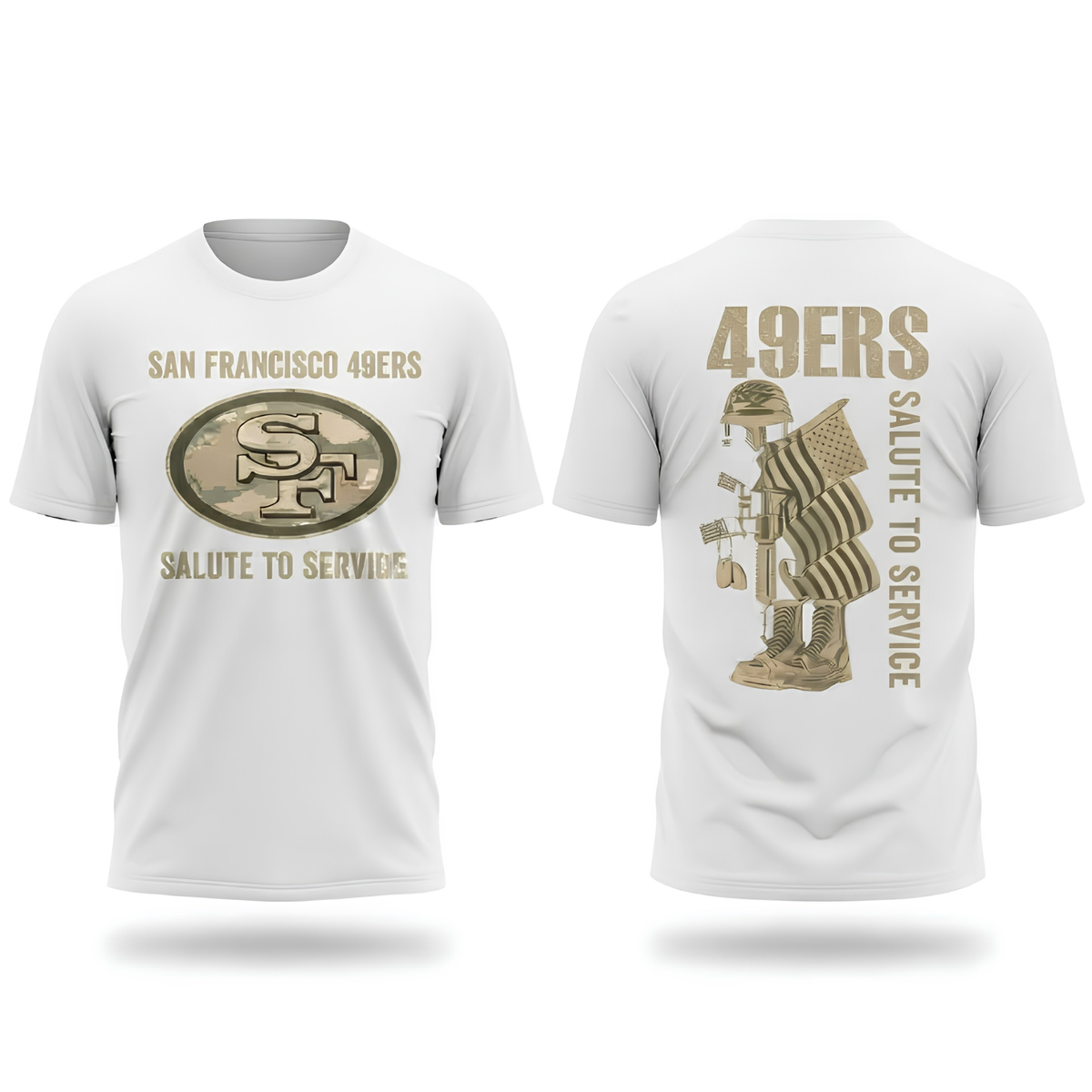 SF Salute To Service 2026 Edition Two Sides T-Shirt - Printed