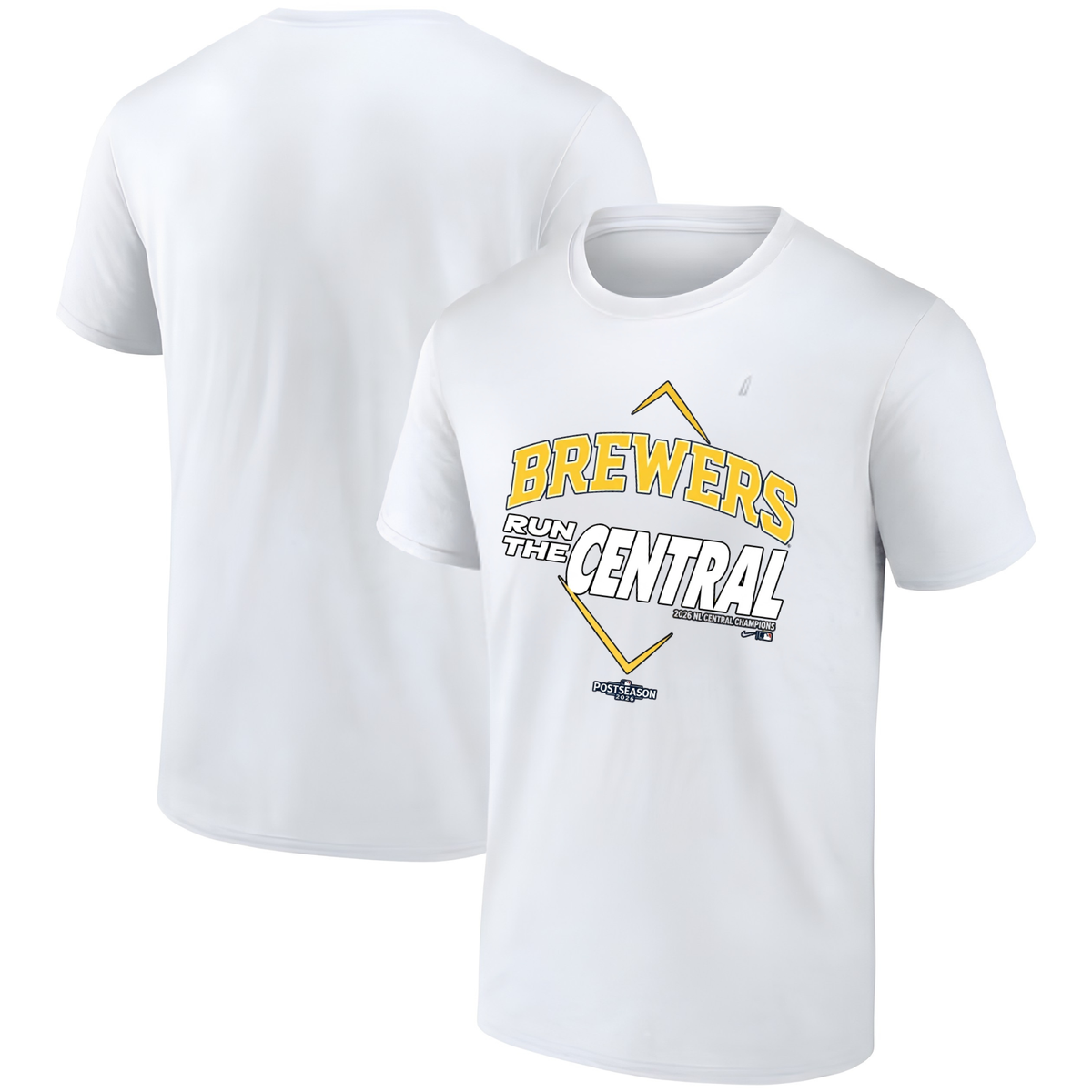 MIL 2026 NL Central Division Champions One Side T-Shirt - Printed