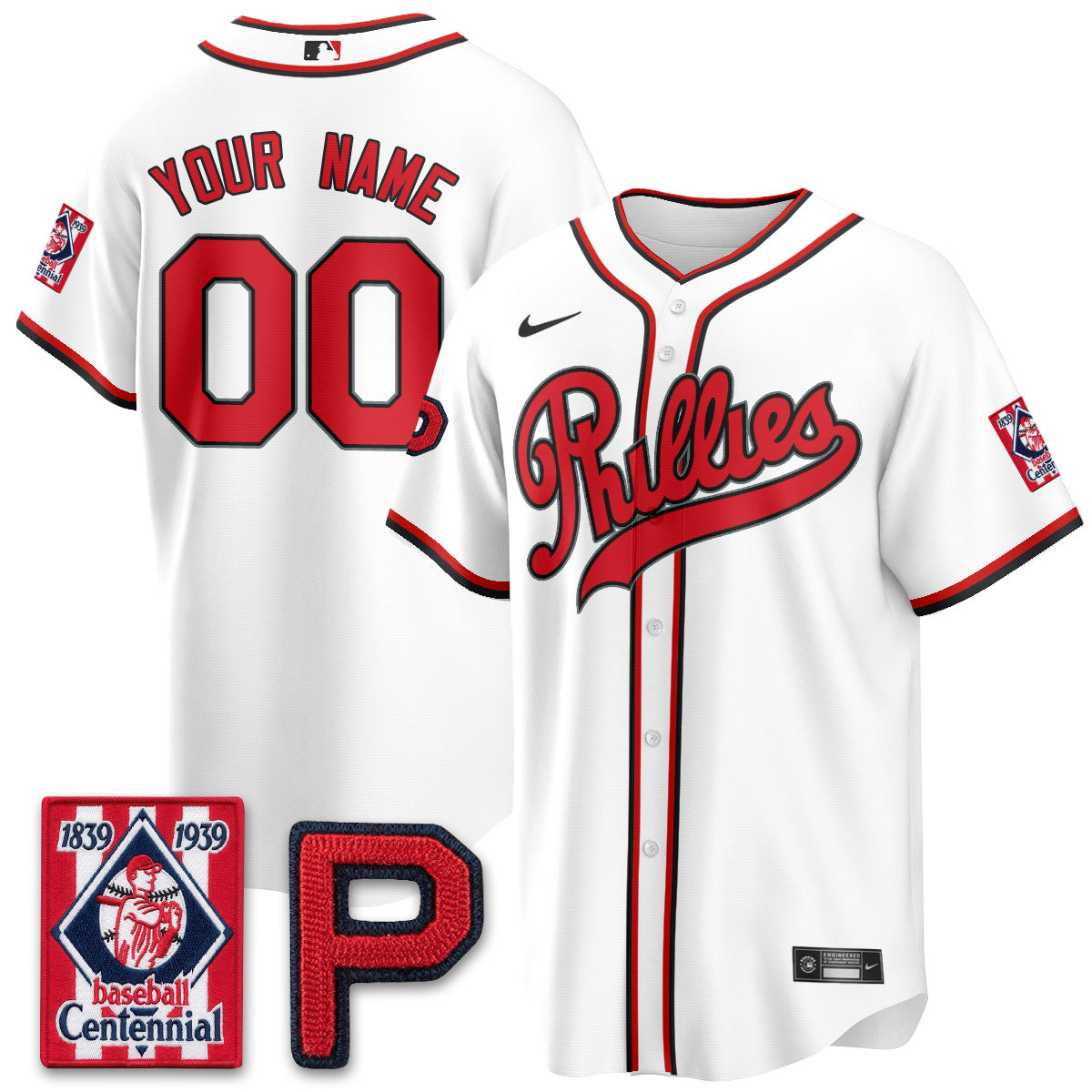 PHI 2026 Field of Dreams Stadium Vapor Custom Jersey V2 - Stitched