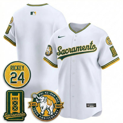 OAK 2026 Alternate Sacramento - Celebrating 125 Years -  Limited Vapor Green Jersey - All Stitched